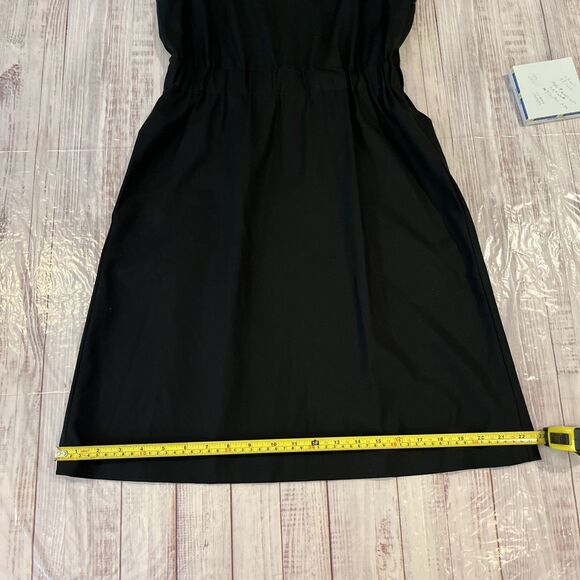 Theory Women's Black Sleeveless Dress Elastic Waist Made in USA size 6 - Picture 9 of 10